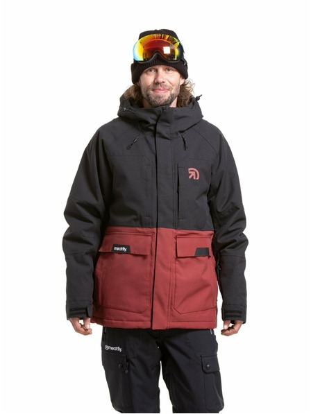 Meatfly Meatfly Herren SNB & SKI Jacke Vertigo Merlot / Black
