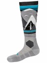 Meatfly Meatfly sNB & SKI Socken Leeway Grey Mountains