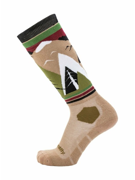 Meatfly Meatfly sNB & SKI Socken Leeway Safari Mountains
