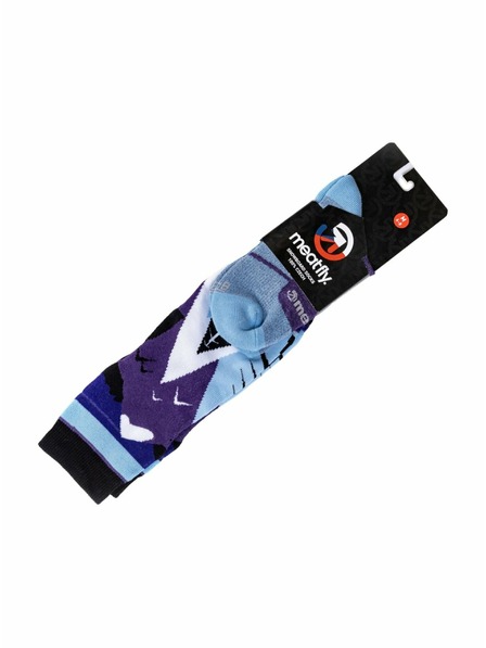 Meatfly Meatfly sNB & SKI Socken Leeway Purple Mountains