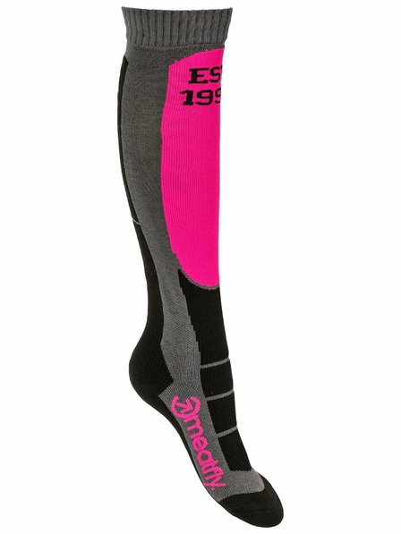 Meatfly Meatfly sNB & SKI Socken Leeway Pink/Grey