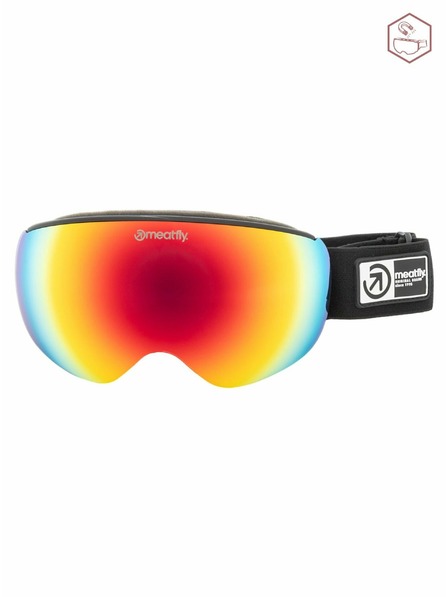 Meatfly Meatfly Snowboard- & Ski-Brille Ekko S Black