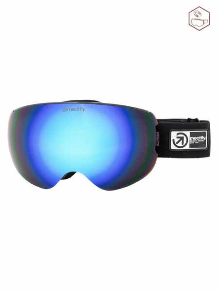 Meatfly Meatfly Snowboard- & Ski-Brille Ekko XL Black