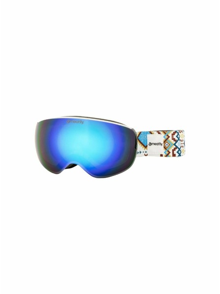 Meatfly Meatfly Snowboard- & Ski-Brille Ekko S Jones White