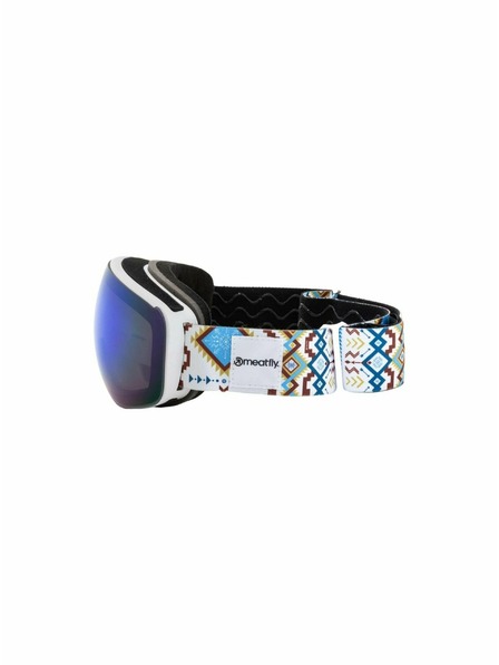 Meatfly Meatfly Snowboard- & Ski-Brille Ekko S Jones White