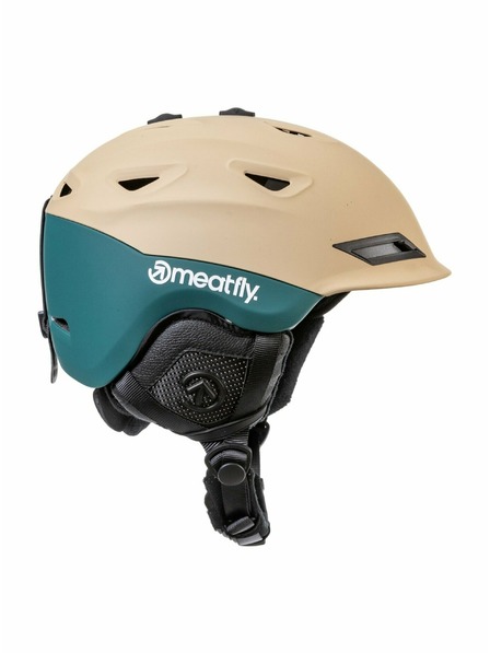 Meatfly Meatfly Ski & Snowboard-Helm Zenor Safari / Black