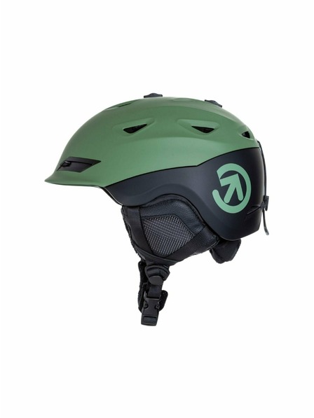 Meatfly Meatfly Ski & Snowboard-Helm Zenor Oil Green