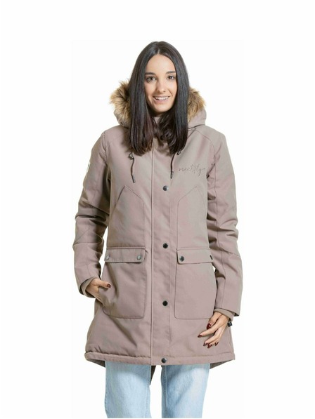 Meatfly Meatfly Damen-Parka Amber Stucco