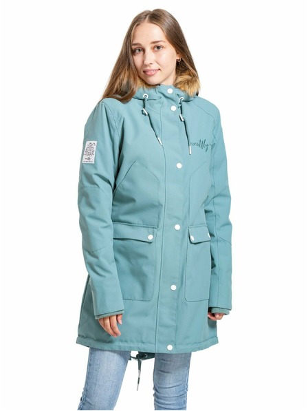 Meatfly Meatfly Damen-Parka Amber Dusty Mint