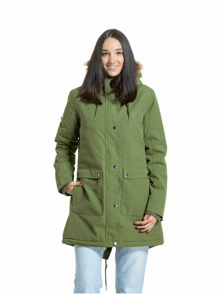 Meatfly Meatfly Damen-Parka Amber Olive Branch