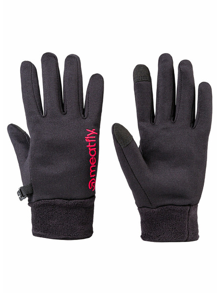 Meatfly Meatfly Damenhandschuhe Ladies Powerstretch Black Pink