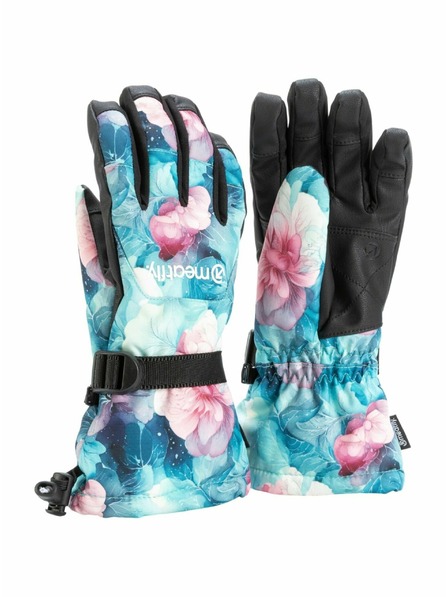 Meatfly Meatfly Damenhandschuhe Gazie Pink Flowers