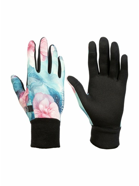 Meatfly Meatfly Damen Handschuhe Ladies Powerstretch Pink Flowers