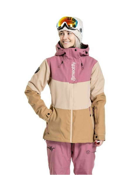 Meatfly Meatfly Damen SNB & SKI Jacke Kirsten Latte / Dusty Rose