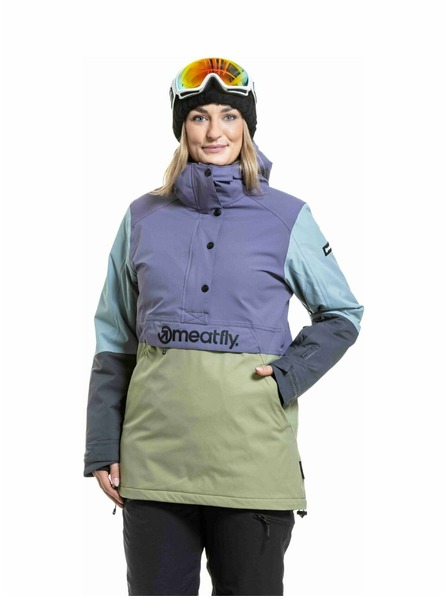 Meatfly Meatfly Damen SNB & SKI Jacke Aiko Olive Light / Purple Light
