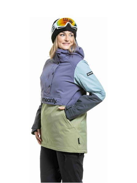 Meatfly Meatfly Damen SNB & SKI Jacke Aiko Olive Light / Purple Light