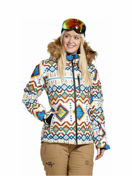 Meatfly Meatfly Damen SNB & SKI Jacke Bonie White Jones