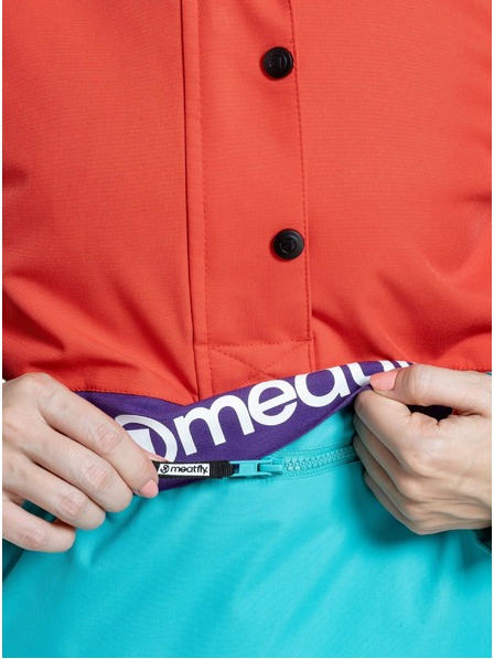 Meatfly Meatfly Damen SNB & SKI Jacke Aiko Turquoise/Ferrari Red