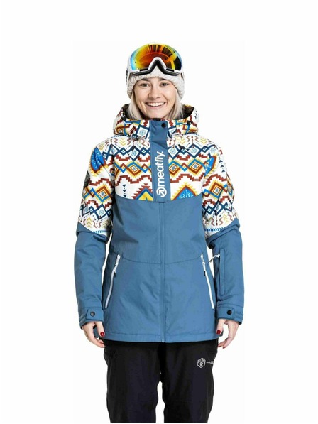 Meatfly Meatfly Damen SNB & SKI Jacke Kirsten White Jones / Slate Blue