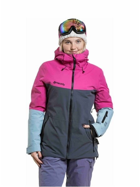 Meatfly Meatfly Damen SNB & SKI Jacke Kirsten Grey Dark / Pink