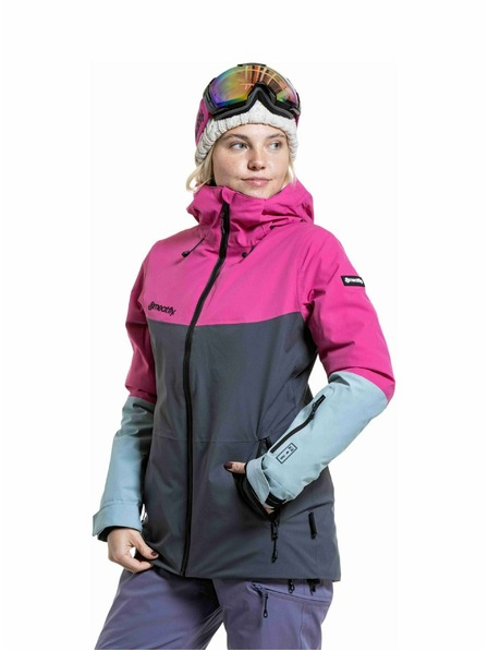 Meatfly Meatfly Damen SNB & SKI Jacke Kirsten Grey Dark / Pink