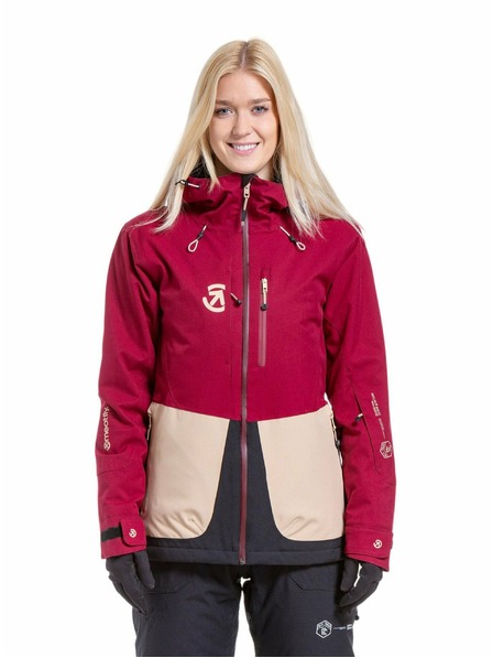 Meatfly Meatfly Damen SNB & SKI Jacke Gaia Beet Red
