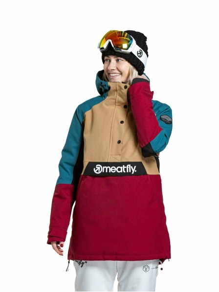 Meatfly Meatfly Damen SNB & SKI Jacke Aiko Beet Red / Blue