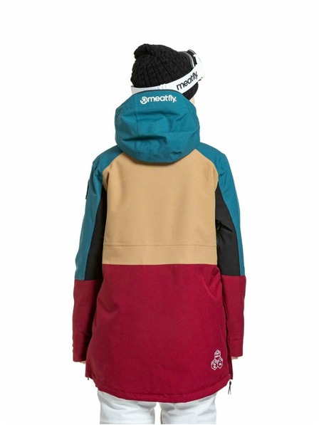 Meatfly Meatfly Damen SNB & SKI Jacke Aiko Beet Red / Blue