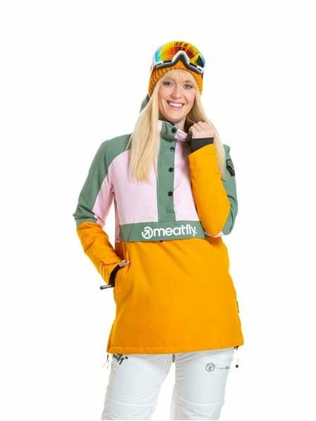 Meatfly Meatfly Damen SNB & SKI Jacke Aiko Pastel Pink / Sunflower