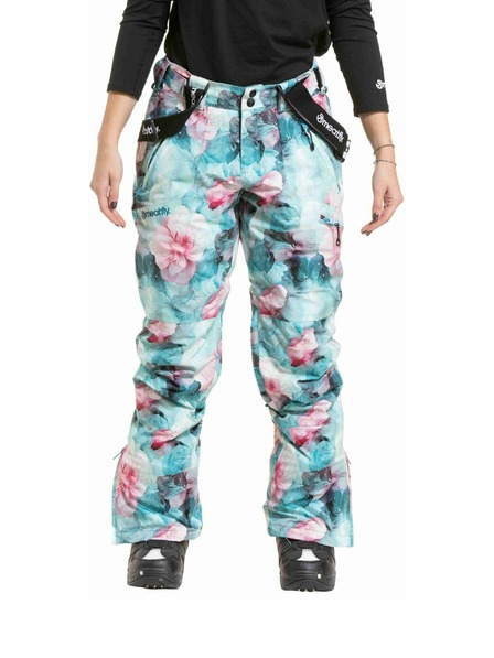 Meatfly Meatfly Damen SNB & SKI Hose Foxy Pink Flowers