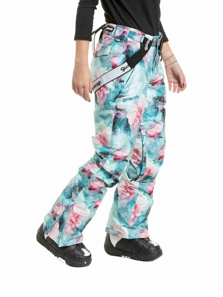 Meatfly Meatfly Damen SNB & SKI Hose Foxy Pink Flowers