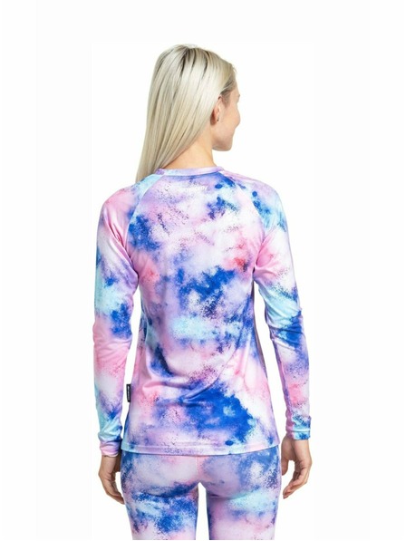 Meatfly Meatfly Damen Thermo-T-Shirt Capa Purple Aquarel