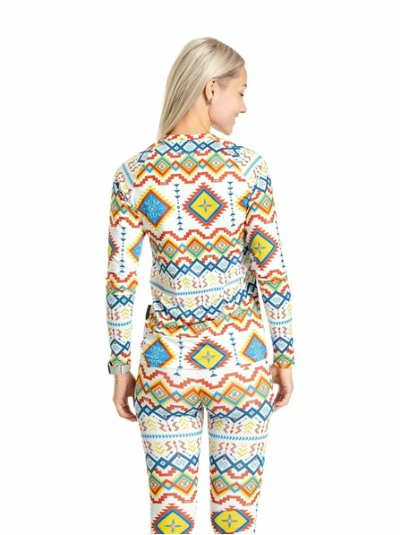 Meatfly Meatfly Damen Thermo-T-Shirt Capa White Jones