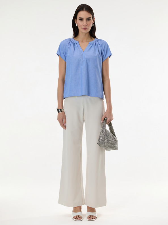 Orsay Hellblaue Damen Bluse ORSAY