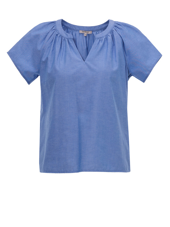 Orsay Hellblaue Damen Bluse ORSAY