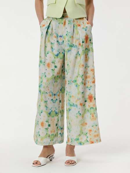 Orsay Hellgrüne gemusterte Damenhose ORSAY