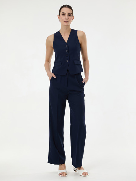 Orsay Dunkelblaue Damen-Weitbeinhose ORSAY