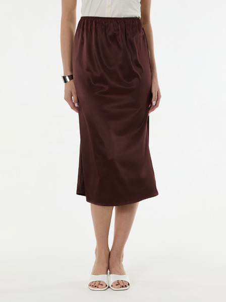 Orsay Dunkelbrauner Damen-Midirrock ORSAY