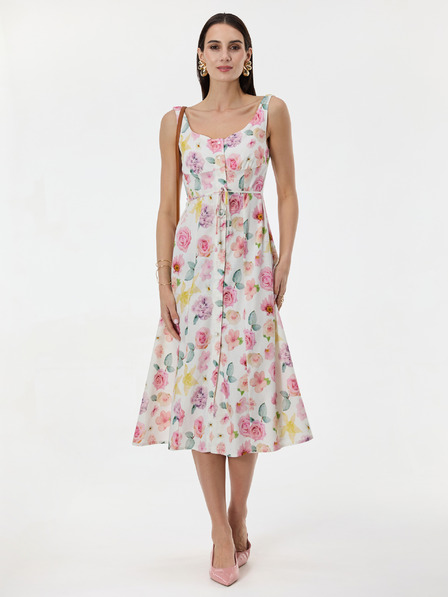 Orsay Hellrosa gemustertes Damenkleid ORSAY