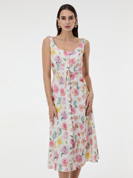 Orsay Hellrosa gemustertes Damenkleid ORSAY