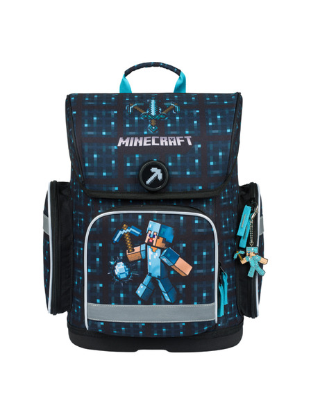 BAAGL  Ergo Minecraft Blue Axe Schulranzen