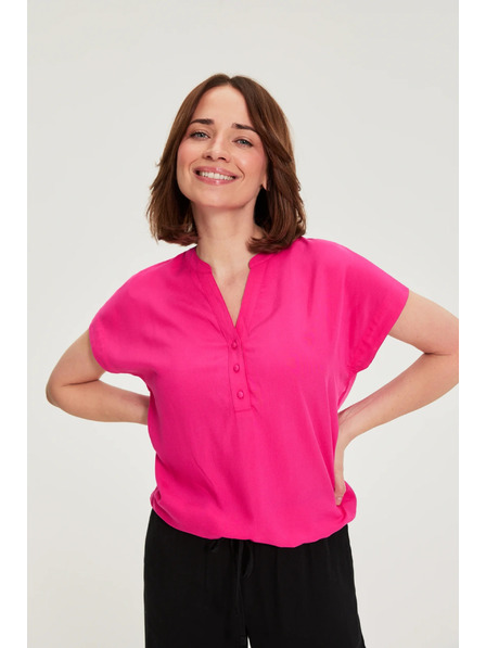 Moodo Hemd aus Viskose purpur Moodo