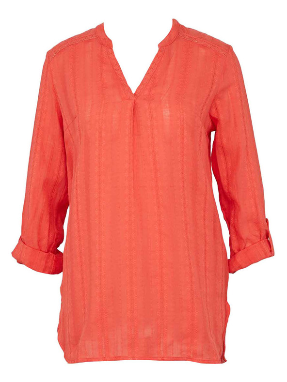 CAMAIEU Rote Bluse CAMAIEU