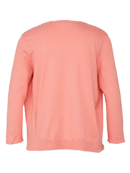 CAMAIEU Rosa kurze Strickjacke CAMAIEU