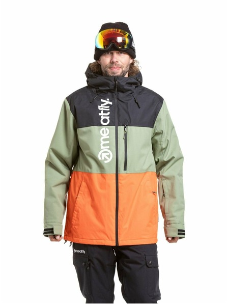 Meatfly Meatfly Herren SNB & SKI Jacke Manifold Black / Orange