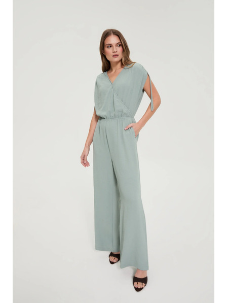 Moodo Olivefarbener Jumpsuit Moodo