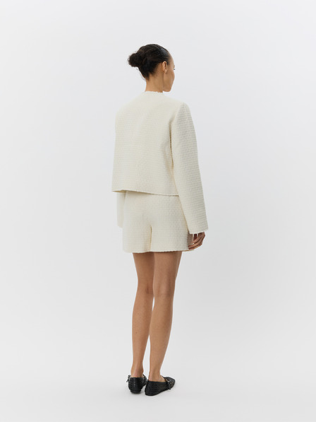 Sofie Schnoor Cremefarbene Woll-Damen-Shorts MIDGESW