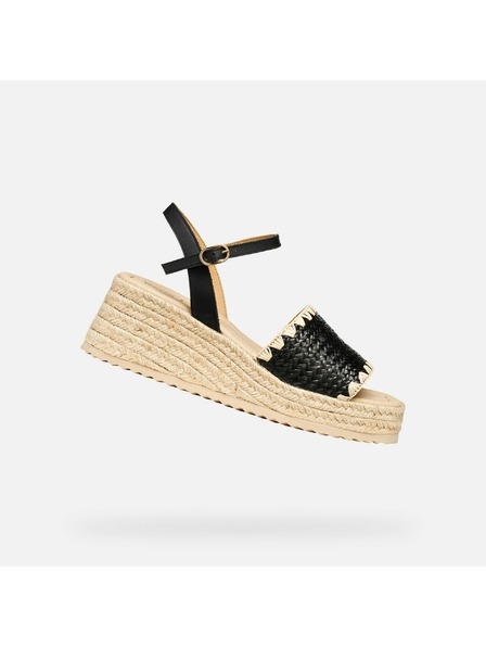 Geox Schwarze Damen-Sandalen Geox Alemeria