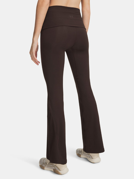 Under Armour Damen-Sporthose Under Armour Meridian Rib Foldover Flare-BRN