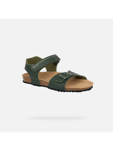 Geox Khakifarbene Geox Ghita-Sandalen für Jungen